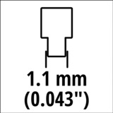 Einhell Zaagketting 3/8" 20 cm, 1,1 mm, 33 schakels