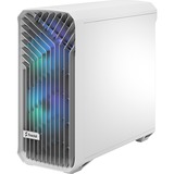 Fractal Design Torrent white RGB TG Clear Tint midi tower behuizing Wit | 2x USB-A | 1x USB-C | RGB | Window