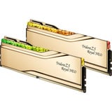 G.Skill 64 GB DDR5-6000 (2x 32 GB) Kit werkgeheugen Goud, F5-6000J2636H32GX2-TR5NG, Trident Z5 Royal Neo, EXPO
