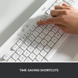 Logitech Signature K650 Wireless Comfort Toetsenbord Wit, US-International