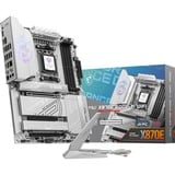 MSI MPG X870E EDGE TI WIFI socket AM5 moederbord Zilver, 5 Gb-LAN, Wi-Fi 7, BT, Sound, ATX