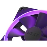 NZXT F140 RGB Twin Pack 140x140x26 case fan Zwart, Set van 2 incl. RGB & Fan Controller