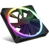 NZXT F140 RGB case fans Zwart, 2 stuks, 140 x 140 x 26 mm, PWM, Incl. controller