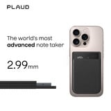 Plaud Note Pro dicteerapparaat Zwart, 64 GB, Bluetooth (BLE 5.4), Dual-band Wi-Fi (2.4GHz & 5GHz)