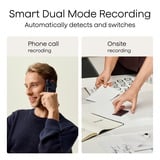 Plaud Note Pro dicteerapparaat Zwart, 64 GB, Bluetooth (BLE 5.4), Dual-band Wi-Fi (2.4GHz & 5GHz)