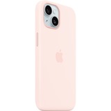 Apple Siliconenhoesje met MagSafe voor iPhone 15 telefoonhoesje Lichtroze