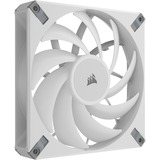 Corsair iCUE AF140 RGB ELITE WHITE + Lighting Node CORE case fan Wit, 2 stuks, 4-pins PWM fan-connector