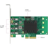 DeLOCK PCIe x4 > 4x external USB 3.0 Quad Channel 