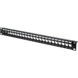 Patchpanel. 19" 24-Port 1HE modular patchpaneel