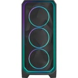 Fractal Design Meshify 3 Ambience Pro RGB Light Tint  midi tower behuizing Zwart | 2x USB-A | 1x USB-C | RGB | Tempered Glass