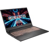 GIGABYTE G5 KC, 15.6" laptop Zwart, AZERTY, 512 GB, RTX 3060, Win 10, 144 Hz