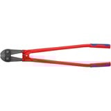 KNIPEX Boutensnijder 71 72 910 kniptang Rood/blauw, MIddensnijder, Geschroefd scharnier