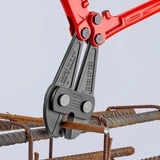 KNIPEX Boutensnijder 71 72 910 kniptang Rood/blauw, MIddensnijder, Geschroefd scharnier
