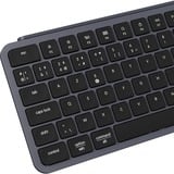Keychron B6 Pro-K1 Ultra-Slim, toetsenbord Grijs, BE Lay-out, Scissor switches, Bluetooth, 2.4GHz
