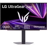 LG UltraGear OLED 27GX704A 27" gaming monitor Zwart, 2x HDMI, DisplayPort, 2x USB-A, USB-B, 240 Hz