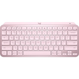 Logitech MX Keys Mini Minimalist Wireless Illuminated Keyboard, Toetsenbord Lichtroze, US lay-out, Bluetooth