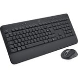 Logitech Signature MK650 Wireless Combo for Business, desktopset Zwart, BE Lay-out, 4000 dpi