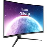 MSI G32CQ5P 31.5" curved gaming monitor Zwart, 2x HDMI, DisplayPort, 170 Hz
