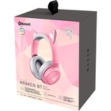 Razer Kraken Kitty V2 Pro RGB over-ear gaming headset Roze