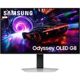 Samsung Odyssey OLED G8 G81SF 27" 4K Ultra HD gaming monitor Zilver, 1x DisplayPort, 2x HDMI, 2x USB-A, 240 Hz