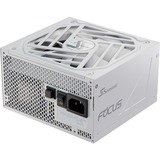 Seasonic FOCUS-GX-1000, 1000W voeding  Wit, 1x 12VHPWR, 3x PCIe, kabelmanagement