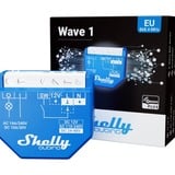 Shelly Qubino Wave 1 relais Blauw, 1-kanaals, Z-Wave