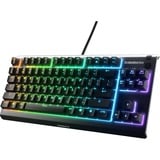 SteelSeries Apex 3 TKL, gaming toetsenbord US lay-out, SteelSeries Whisper-Quiet, RGB leds, TKL