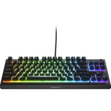 SteelSeries Apex 3 TKL, gaming toetsenbord Zwart, US lay-out, SteelSeries Whisper-Quiet, RGB leds, TKL