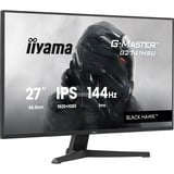 iiyama G-Master Black Hawk G2741HSU-B1 27" gaming monitor Zwart, 144Hz, HDMI, DisplayPort, USB, Audio, AMD Free-Sync
