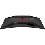 AOC C32G4Z 31.5" curved gaming monitor Zwart/rood, HDMI, DisplayPort, Audio, 260 Hz OC