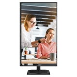 AOC Q27E4CV 27" monitor Zwart, 120 Hz, HDMI, DisplayPort, Audio, LAN, USB-HUB