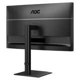 AOC Q27E4CV 27" monitor Zwart, 120 Hz, HDMI, DisplayPort, Audio, LAN, USB-HUB