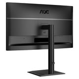 AOC Q27E4CV 27" monitor Zwart, 120 Hz, HDMI, DisplayPort, Audio, LAN, USB-HUB