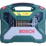 Bosch 50-delige X-Line titanium boren- en schroefbitset boor- en bitset Groen