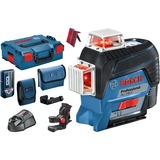 Bosch GLL 3-80 C, LR7+houder, BM1 LBOXX kruislijnlaser Blauw/zwart