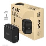 Club 3D Travel Charger PPS 65W GAN technology Zwart, USB-C, Power Delivery(PD) 3.0