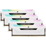 Corsair 32 GB DDR4-3200 Quad-Kit werkgeheugen Wit, CMH32GX4M4E3200C16W, Vengeance RGB PRO SL, XMP 2.0