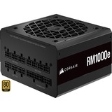 Corsair RM1000e 1000W voeding Zwart, 6x PCIe, Kabel-management