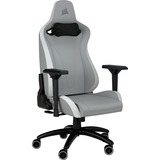 Corsair TC200 LEATHERETTE gamestoel Lichtgrijs/wit
