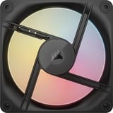 Corsair iCUE LINK LX120-R RGB Reverse case fan Zwart, 120 x 120 x 25 mm, PWM