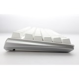 Ducky One 3 Classic White, gaming toetsenbord Wit/zilver, BE Lay-out, Cherry MX RGB Brown, RGB leds, ABS