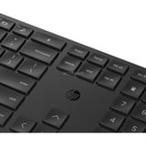 HP 650 draadloze toetsenbord- en muiscombinatie desktopset Zwart, BE lay-out (AZERTY), Plunger, 100%, 1200 - 4000 dpi