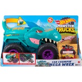 Hot Wheels Monster Trucks - Car Chompin' Mega-Wrex Speelgoedvoertuig 