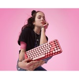 Logitech POP Keys - HEARTBREAKER, toetsenbord Lichtroze/roze, FR lay-out, GX Brown, Bluetooth