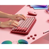 Logitech POP Keys - HEARTBREAKER, toetsenbord Lichtroze/roze, FR lay-out, GX Brown, Bluetooth