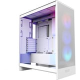 NZXT H7 Flow RGB midi tower behuizing Wit | 2x USB-A | 1x USB-C | RGB | Tempered Glass