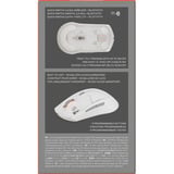 SteelSeries Rival 3 Wireless Gen 2 gaming muis Wit, 18.000 dpi, RGB, 2.4GHz / Bluetooth 5.0