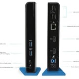 i-tec USB 3.0/USB-C Dual HDMI dockingstation Zwart