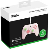 8BitDo Ultimate Mini Wired gamepad Transparant/roze