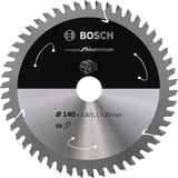 Bosch Standard for Aluminium cirkelzaagblad voor accuzagen 140 x 1,6 / 1,1 x 20 T50